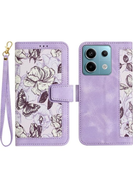 Cüzdan Kılıf Xiaomi Redmi Için Not 13 5g Anti Scratch Pu Deri Kart (Yurt Dışından)