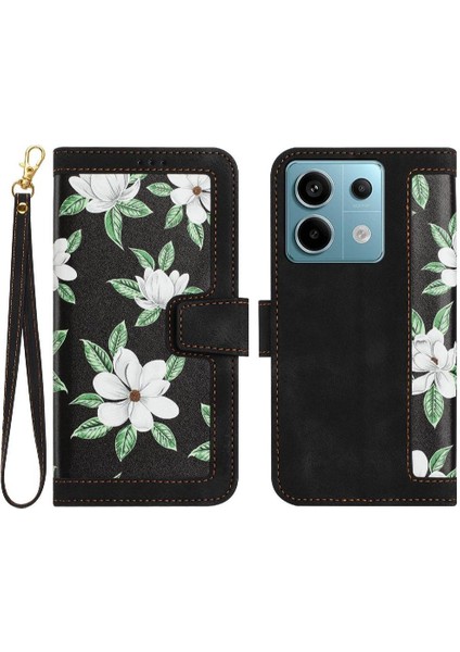 Cüzdan Kılıf Xiaomi Redmi Için Not 13 5g Anti Scratch Pu Deri Kart (Yurt Dışından)