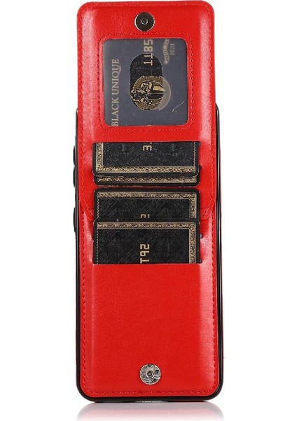 Samsung Galaxy S22 Premium Deri Manyetik Toka Kartı ile Uyumlu (Yurt Dışından)