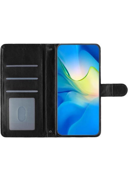 Xiaomi 12 Pro Pu Deri Cüzdan Kickstand Kart Yuvaları Tutucu Için Flip Case (Yurt Dışından)