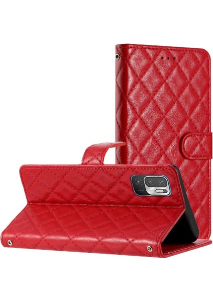 Xiaomi Poco M3 Pro Pu Deri Cüzdan Kart Yuvaları Için Flip Case Tutucu Tpu (Yurt Dışından)