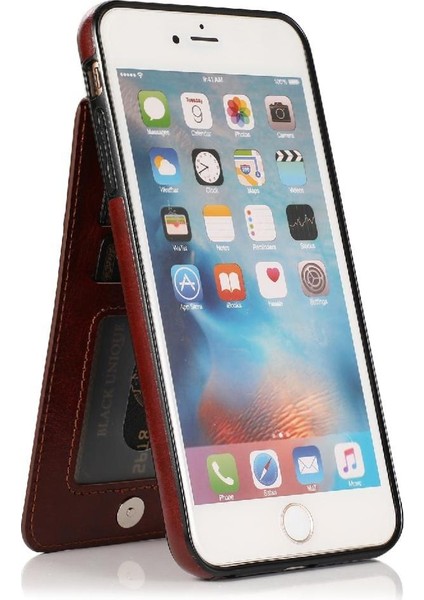 IPhone 6 Plus/6s Plus Kart Tutucu Manyetik Toka Kickstand ile Uyumlu (Yurt Dışından) modelleri