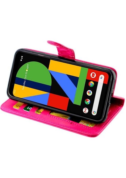 Google Piksel 4 Darbeye Dayanıklı Manyetik Kapatma Pu Deri Kartı Için Flip Case (Yurt Dışından) fırsatları