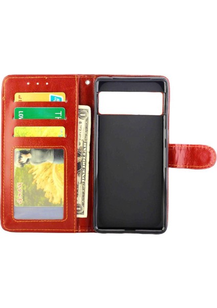 Google Piksel 7 Pro Kickstand Pu Deri Manyetik Kapatma Için Flip Case (Yurt Dışından) fırsatları