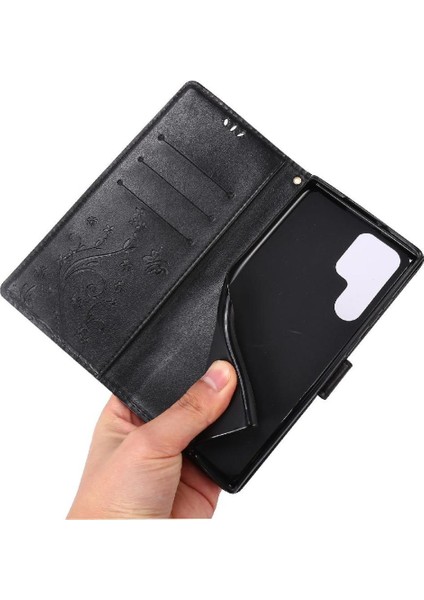 Samsung Galaxy S24 Ultra Kart Tutucu Kickstand Pu Deri Için Filp Durumda (Yurt Dışından) fiyatları
