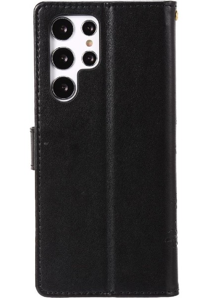 Samsung Galaxy S24 Ultra Kart Tutucu Kickstand Pu Deri Için Filp Durumda (Yurt Dışından) indirimleri
