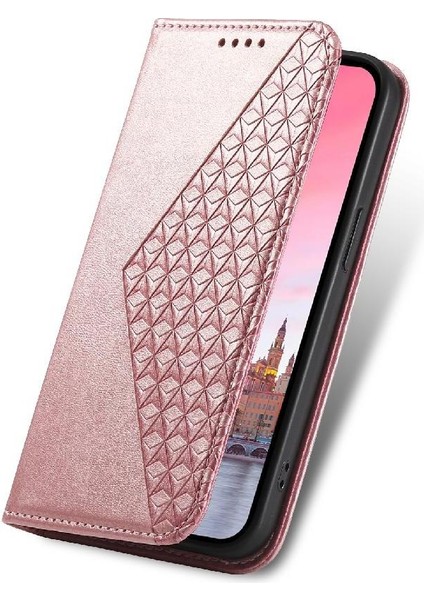 Samsung Galaxy M54 Cüzdan Için Flip Case El Kayışı Standı Günlük Kullanım Eşkenar Dörtgen (Yurt Dışından)