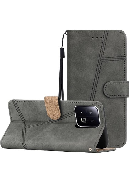 Xiaomi 13 Için Flip Case Tam Koruma Cüzdan Pu Deri Flip Folio Kart (Yurt Dışından)