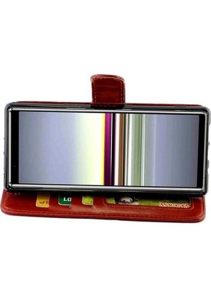 Sony Xperia 5 Için Flip Case Darbeye Kickstand Kart Tutucu Pu Deri (Yurt Dışından)