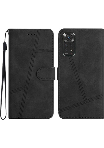 Xiaomi Redmi Not 11 Için Flip Case 4g Tam Koruma Kartı Yuvaları Tutucu Pu (Yurt Dışından)