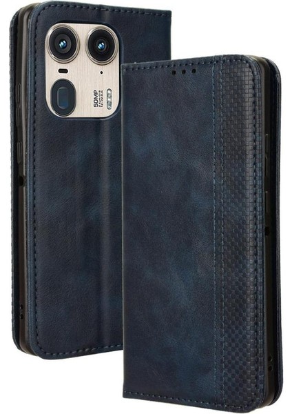 Motorola Moto X50 5g Cüzdan Manyetik Kapatma Pu Deri Kılıf (Yurt Dışından)