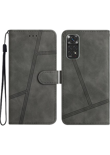 Xiaomi Redmi Not 11 Için Flip Case 4g Tam Koruma Kartı Yuvaları Tutucu Pu (Yurt Dışından)