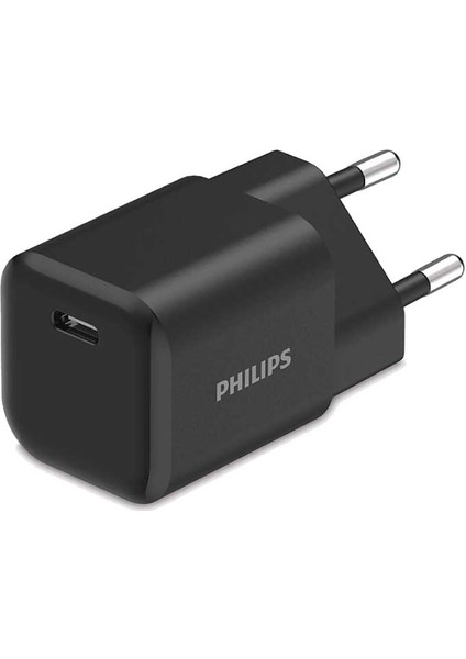 Phılıps DLP4333CB 30W Pd Usb-C Şarj Adaptörü Siyah