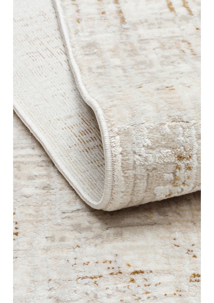 Roma RM03 Cream Beige Viskon ve Polyester Ile Üretilen Modern ve Şık Salon Halısı indirimleri