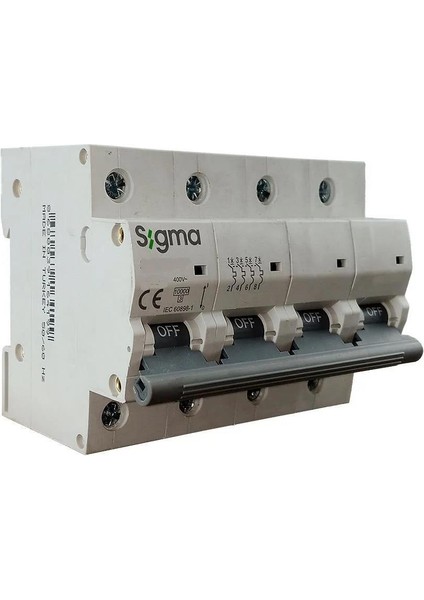 1SL480C 4X80A 10KA C Serisi Otomatik Sigorta