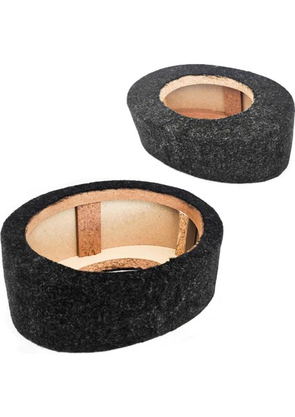 Boş Kabin Yükseltme Oval 6x9 Inç Mdf 2 Adet Azn