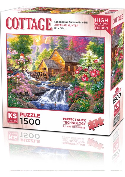 1500 Parça Yaz Zamanında Ötücü Kuşlar 22027 Ks Games Puzzle