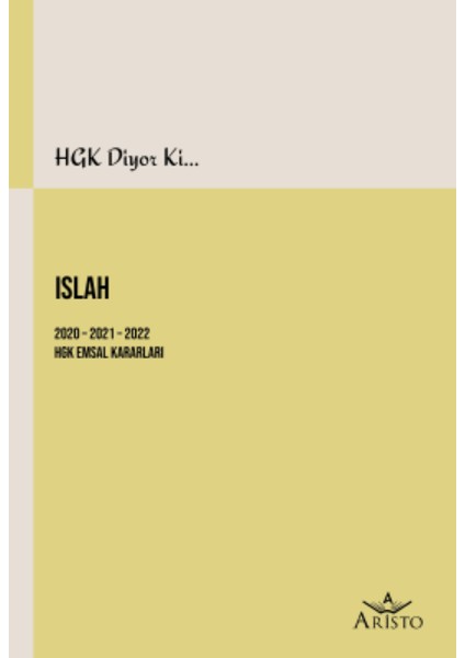 Hgk Diyor Ki... Islah