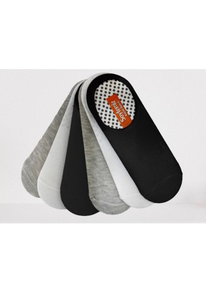 Kadın Siyah Cotton Babet Çorap 6'lı