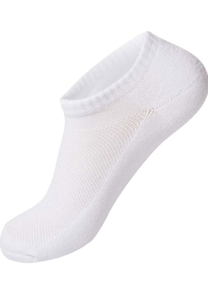 Unisex Beyaz Cotton Sneaker Spor Çorap 8 Çift fiyatları