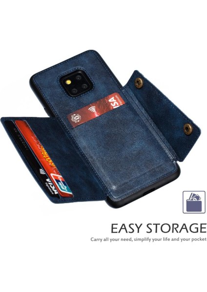 Cüzdan Kılıf Için Huawei Mate 20 Pro Darbeye Koruyucu Kart Tutucu Buit (Yurt Dışından)