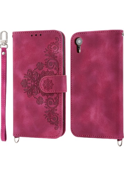 Iphone 11 Için Flip Case Xr Kabartmalı Çoklu Kredi Kartı Yuvaları Bileklik (Yurt Dışından)