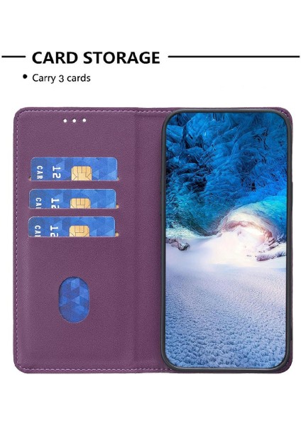 Xiaomi Poco M6 4g Çoklu Kart Yuvası Çok Renkli Cüzdan Deri Için Flip Case (Yurt Dışından)