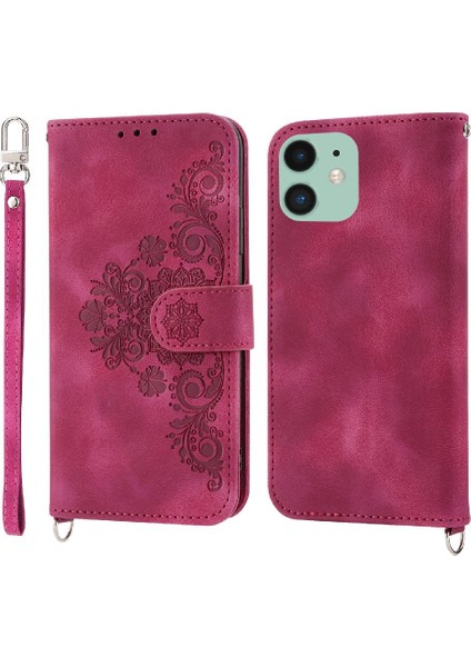 Iphone 12 Için Flip Case Pro Max Çoklu Kredi Kartı Yuvaları Kabartmalı (Yurt Dışından)