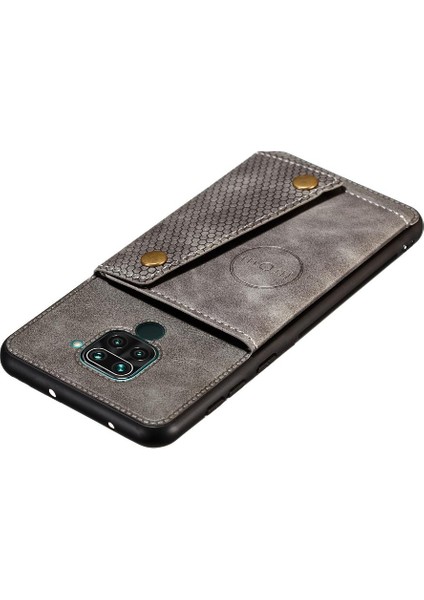 Cüzdan Kılıf Için Xiaomi Redmi Not 9 4g Cüzdan Kılıf Kickstand Darbeye (Yurt Dışından)