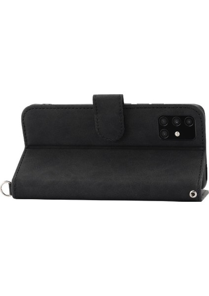 Samsung Galaxy A71 4g Çoklu Kredi Kartı Yuvaları Için Flip Case Kabartmalı (Yurt Dışından) modelleri