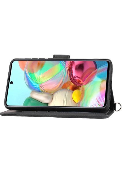 Samsung Galaxy A71 4g Çoklu Kredi Kartı Yuvaları Için Flip Case Kabartmalı (Yurt Dışından) fırsatları
