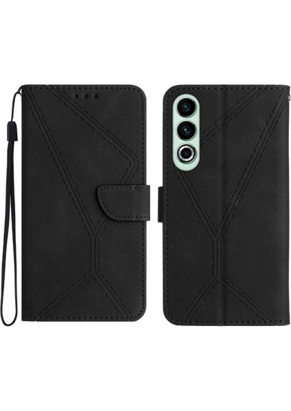 Colorful Shop Oneplus Nord Ce4 Yüksek Kalite Tpu Deri Cüzdan Dikiş Için Flip Case (Yurt Dışından)