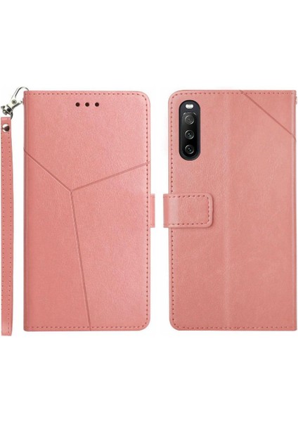 Sony Xperia 10 Vı Için Flip Case Deri Cüzdan Kapak Çevirin Kitap Katlanır Tpu (Yurt Dışından)