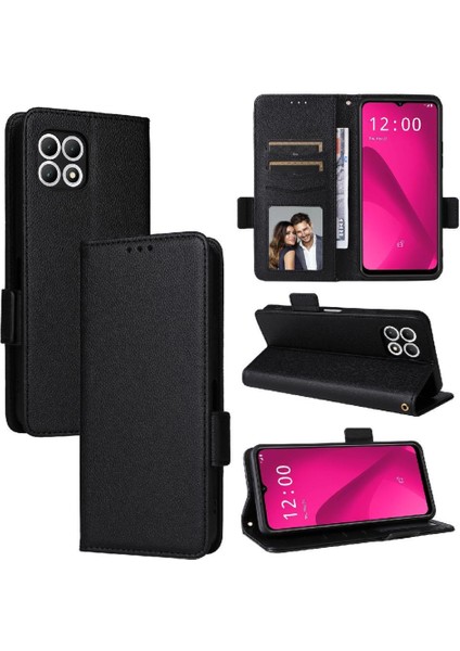 T-Cep T Telefon 2 5g Kart Yuvaları Tutucu Manyetik Yan Toka Için Flip Case (Yurt Dışından)