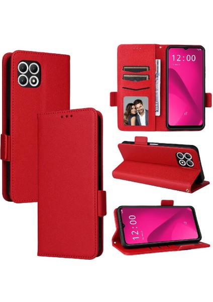 T-Cep T Telefon 2 5g Kart Yuvaları Tutucu Manyetik Yan Toka Için Flip Case (Yurt Dışından)