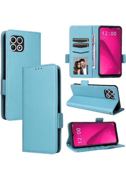 T-Cep T Telefon 2 5g Kart Yuvaları Tutucu Manyetik Yan Toka Için Flip Case (Yurt Dışından)