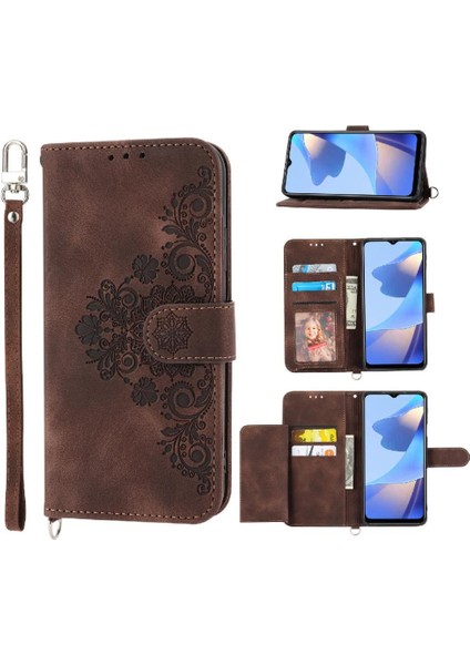 Samsung Galaxy A22 5g Darbeye Çoklu Kredi Kartı Yuvaları Için Flip Case (Yurt Dışından)