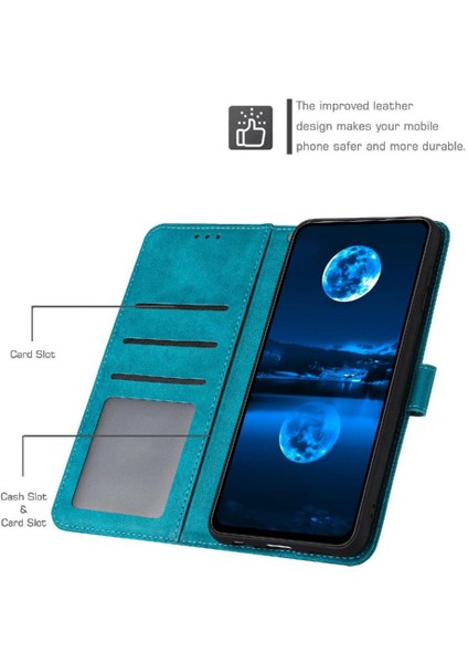 Pu ile Kart Yuvası ile IPhone 11 Pro Saf Renk Kickstand Için Flip Case (Yurt Dışından)