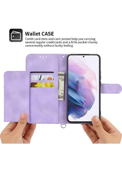 Samsung Galaxy S21 Artı Bileklik Çoklu Kredi Kartı Yuvaları Için Flip Case (Yurt Dışından) indirimleri