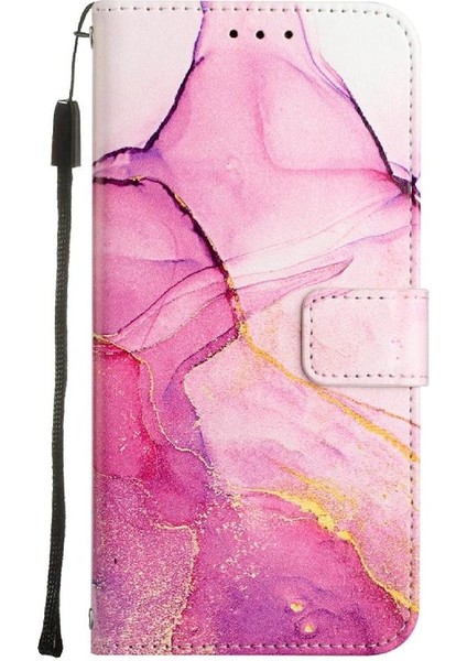 Huawei Y9 Başbakan 2019 Mermer Desen Cüzdan Pu Deri Kickstand (Yurt Dışından)