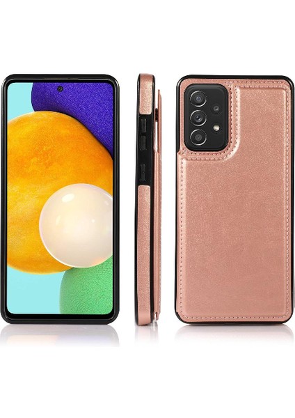 Cüzdan Kılıf Samsung Galaxy Için A52S 5g Çift Manyetik Toka Kart Yuvaları (Yurt Dışından) indirimleri
