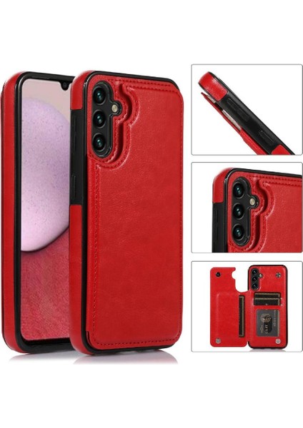 Samsung Galaxy A54 5g Kickstand Kart Yuvaları Için Cüzdan Kılıf Pu Deri (Yurt Dışından)
