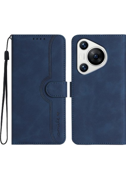 Huawei Pura 70 Pro Kılıf Cüzdan Premium Pu Dahili Mıknatıs ile Uyumlu (Yurt Dışından)