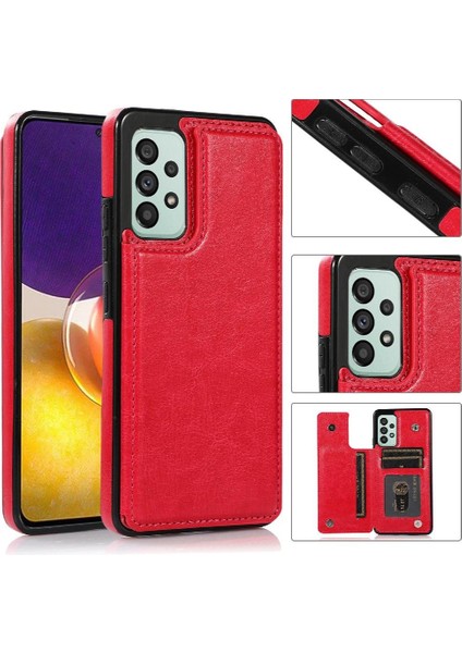 Cüzdan Kılıf Samsung Galaxy Için A53 5g Pu Deri Çift Manyetik Toka (Yurt Dışından) fırsatları