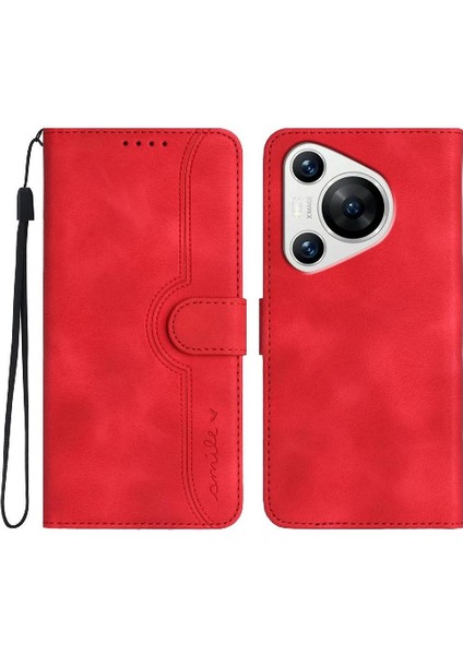 Huawei Pura 70 Kılıf Cüzdan Dahili Mıknatıs Kapak Premium Pu ile Uyumlu (Yurt Dışından)