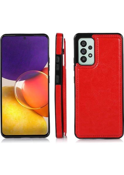 Kart Tutucu Kickstand Çift ile Samsung Galaxy A33 5g Için Cüzdan Kılıf (Yurt Dışından) fırsatları