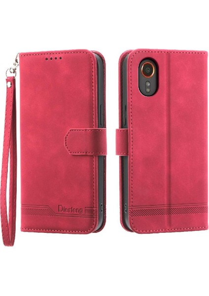 Samsung Galaxy Xcover 7 Manyetik Kapatma Nakit Cep Kartı Için Flip Case (Yurt Dışından)