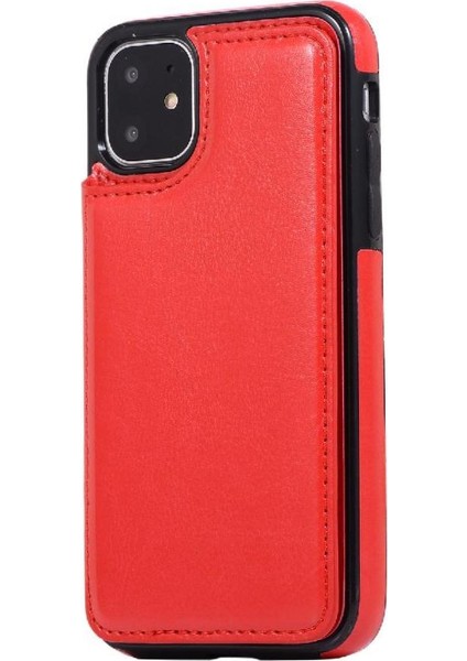 Kart Tutucu Çift ile IPhone 11 Pu Deri Kickstand Için Cüzdan Kılıf (Yurt Dışından) indirimleri