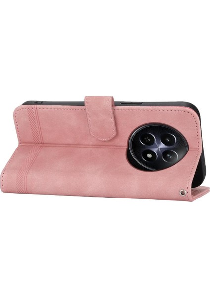 Realme 12 5g Manyetik Kapatma Bileklik Premium Nakit Cep Için Flip Case (Yurt Dışından)