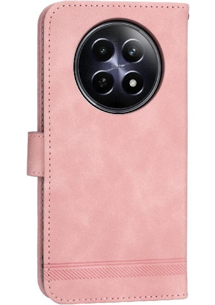 Realme 12 5g Manyetik Kapatma Bileklik Premium Nakit Cep Için Flip Case (Yurt Dışından)